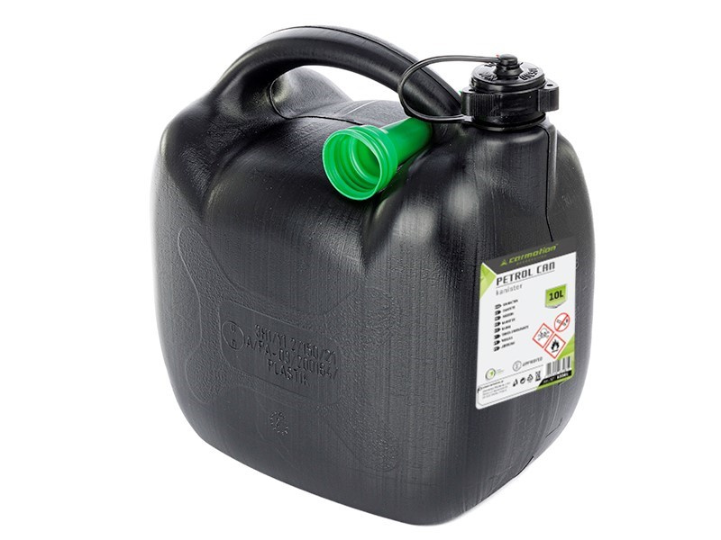 Bidon De Combustibil, Plastic, 10l, Oval, Negru Carmotion 63581