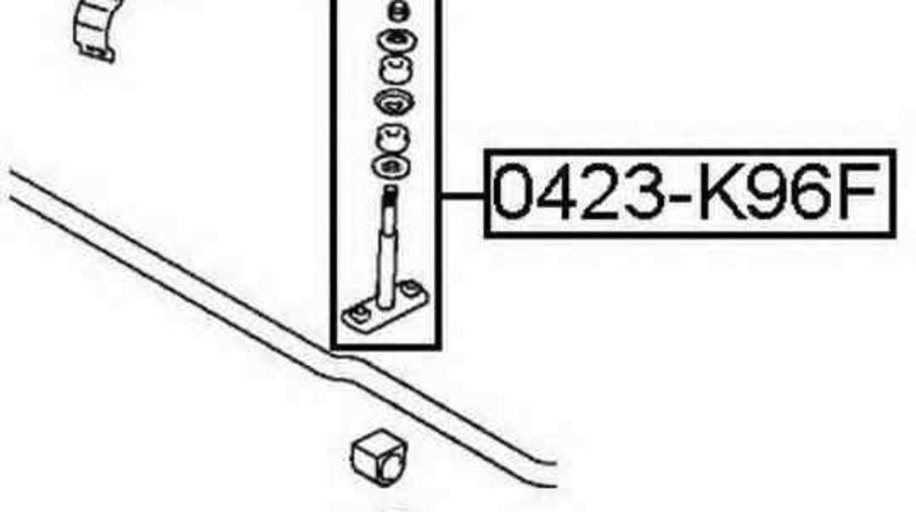 Bieleta stabilizator antiruliu MITSUBISHI PAJERO SPORT (K90) MITSUBISHI MR296507