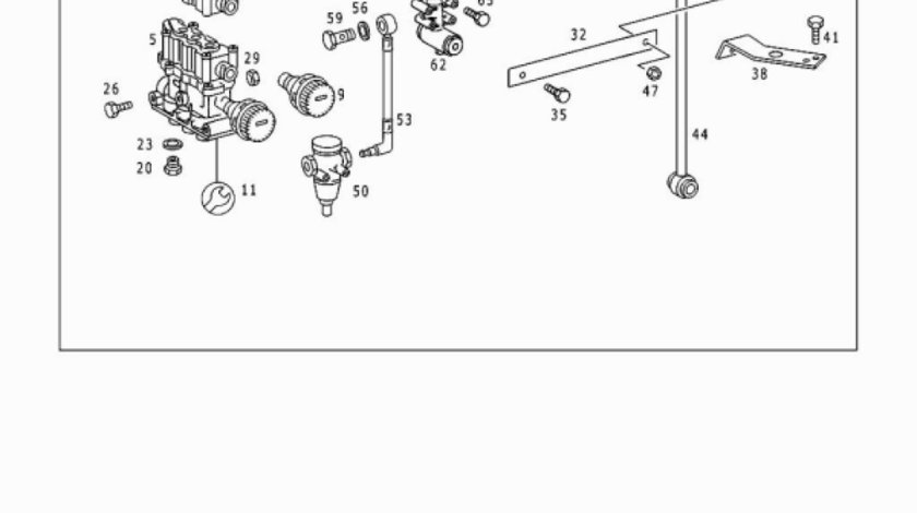 Bieleta suspensie punte spate Mercedes Vario (poz.44) MERCEDES OE 667 320 02 89