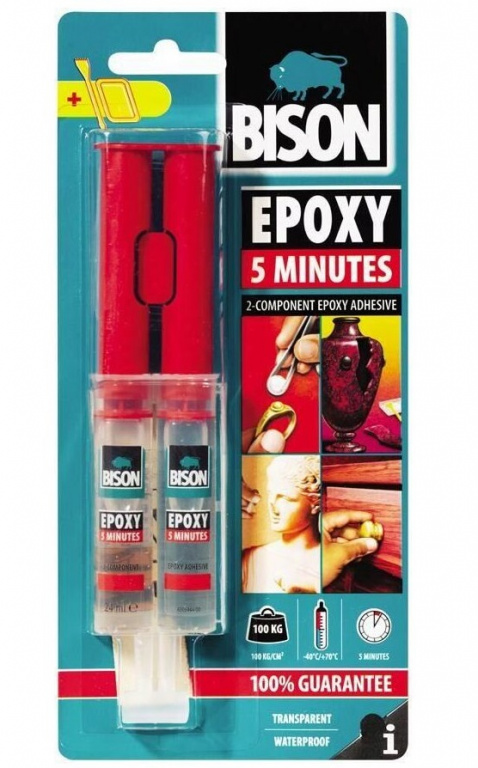 Bison Epoxy Adeziv Bicomponent Rapid 5 Minute 2 X 12ML 400005