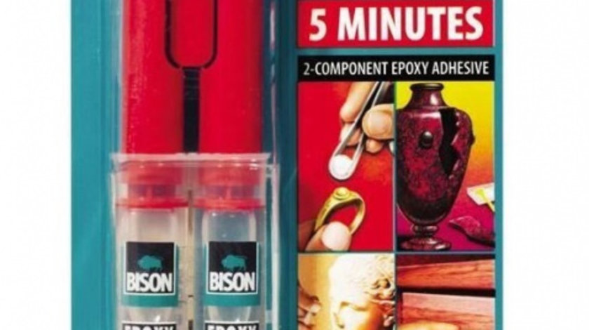 Bison Epoxy Adeziv Bicomponent Rapid 5 Minute 2 X 12ML 400005