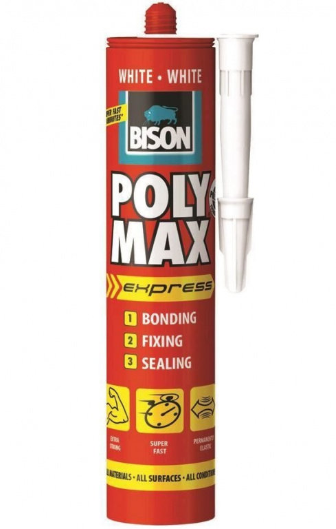 Bison Silicon Poly Max Express Alb 425G 428976
