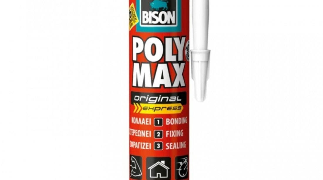 Bison Silicon Poly Max Express Alb 425G 428976
