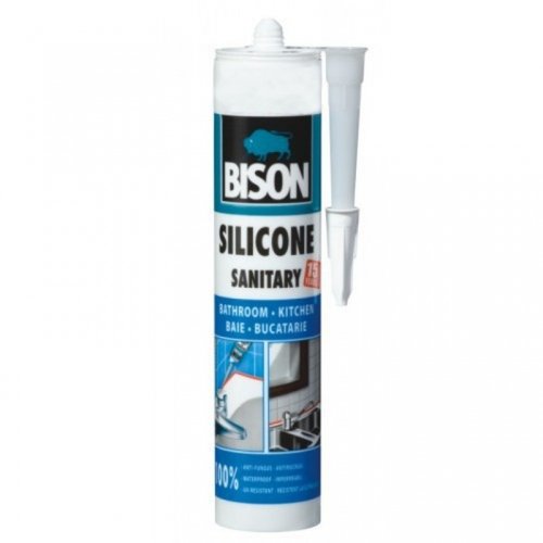 Bison Silicon Sanitar Negru 280ML 423009