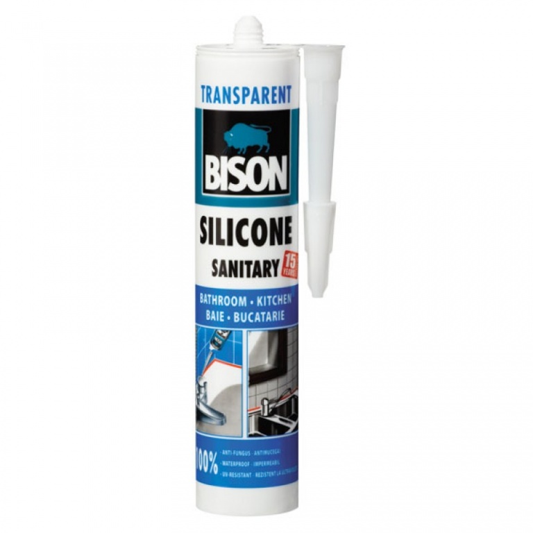 Bison Silicon Sanitar Transparent 280ML 423006