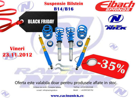 Black Friday cu tuning la reducere, in magazinul Racing Nick