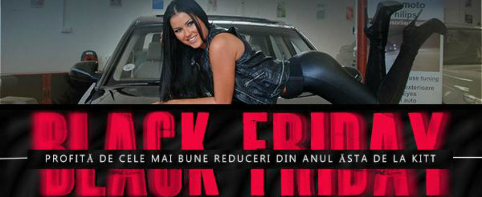 Black Friday la KITT Romania: produse cu discount de 70%