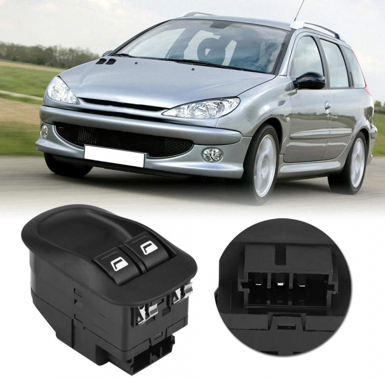 Bloc Comenzi Geamuri Compatibil Peugeot 206 1998-2010 6554WQ