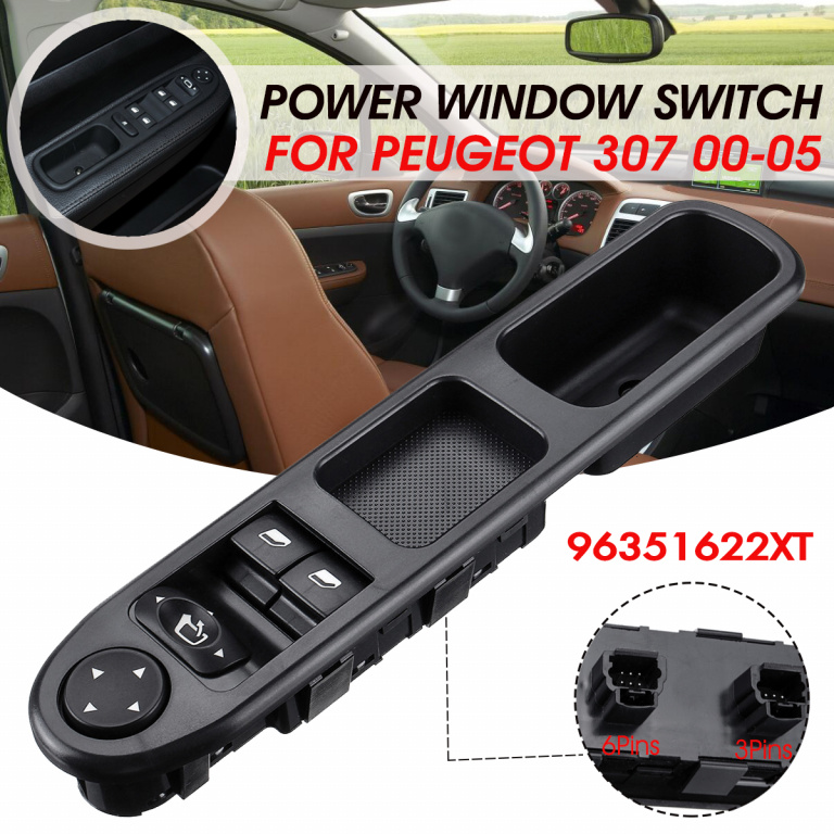 Bloc Comenzi Geamuri Compatibil Peugeot 307 2000-2005 6554 E4