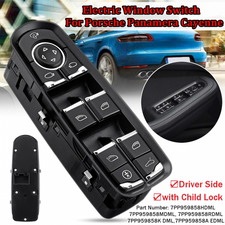 Bloc Comenzi Geamuri Compatibil Porsche Macan 95B 2014-2017 7PP959858A