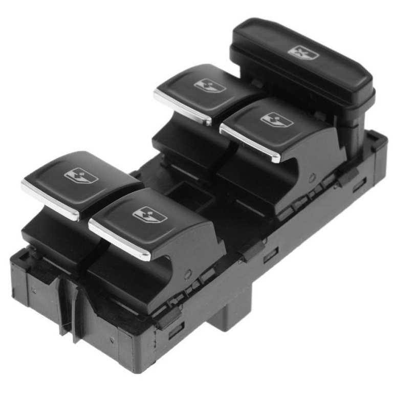 Bloc Comenzi Geamuri Compatibil Skoda Superb 3 2015→ 5G0959857 Crom
