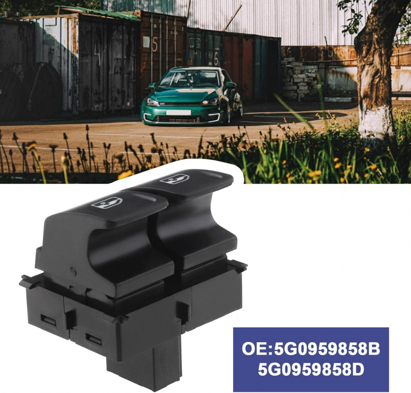 Bloc Comenzi Geamuri Compatibil Volkswagen Golf 7 2012→ 5G0959858B