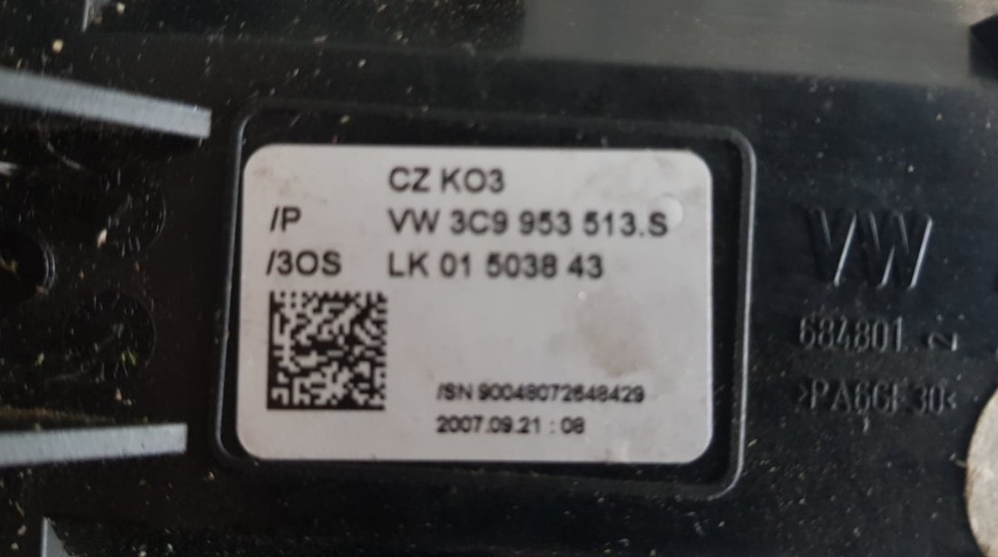 Bloc manete VW Passat B6 3C9953513S 3C9953507BE