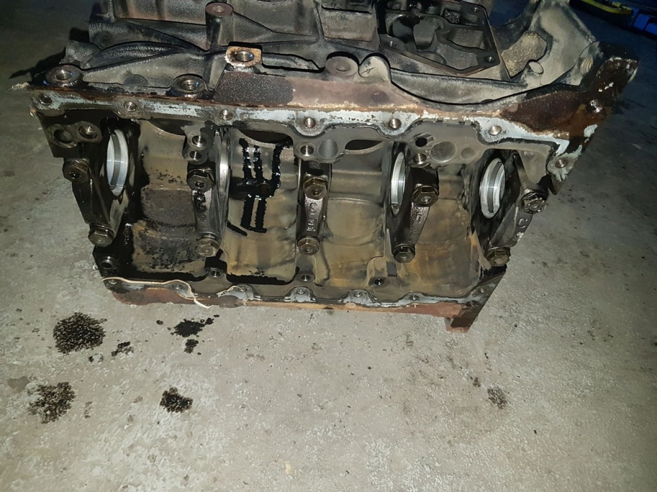 Bloc motor 03g021ac dezechipat vw caddy III 2.0 tdi bmm 140 cai
