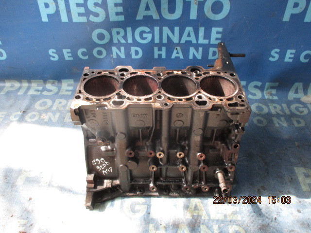 Bloc motor BMW E90 320d M47D20; 7786664