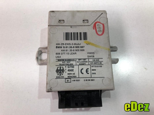 Blocator volan BMW Seria 3 (1998-2005) [E46] 6905667