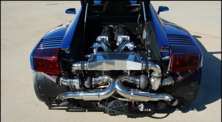 Blue Bull: Gallardo Twin Turbo by Underground Racing