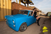 Blue Trabi by Stefan