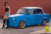 Blue Trabi by Stefan