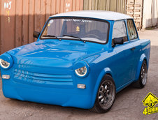 Blue Trabi by Stefan