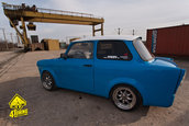 Blue Trabi by Stefan