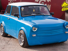 Blue Trabi by Stefan