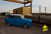 Blue Trabi by Stefan