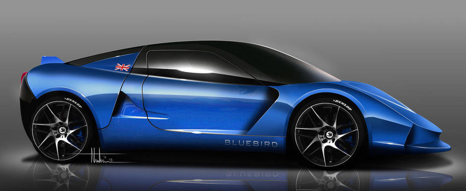 Bluebird se reinventeaza sub forma unui coupe electric Bluebird se reinventeaza sub forma unui coupe electric