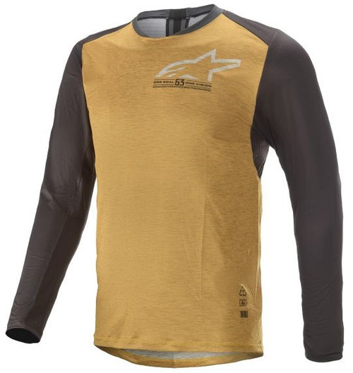 Bluza Moto Barbati Alpinestar Alps 6.0 V2 LS Jersey Negru / Galben Marimea M 17638214010M