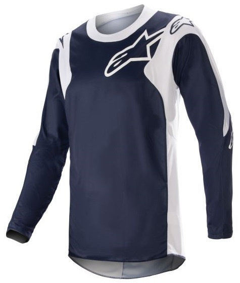 Bluza Moto Barbati Alpinestar Racer Hoen Alb / Albastru Navy Marimea L 37613237120L