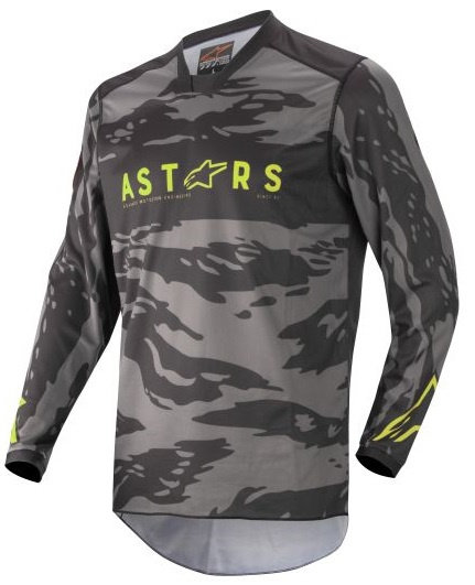 Bluza Moto Barbati Alpinestar Racer Tactical Galben / Camo / Gri / Negru Marimea L 37612221154L