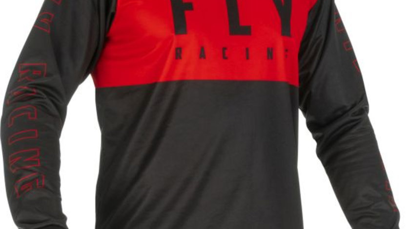 Bluza Moto Barbati Fly F-16 Negru / Rosu Marimea 2XL FLY 375-9232X