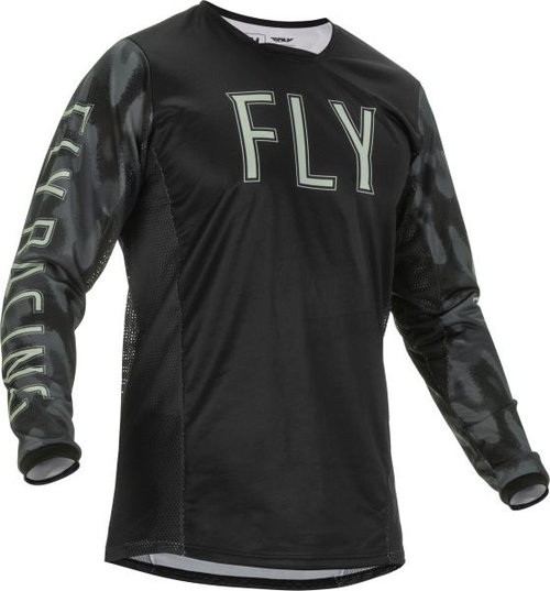 Bluza Moto Barbati Fly Kinetic S.E. Tactic Negru / Gri / Camo Marimea 2XL FLY 375-5242X