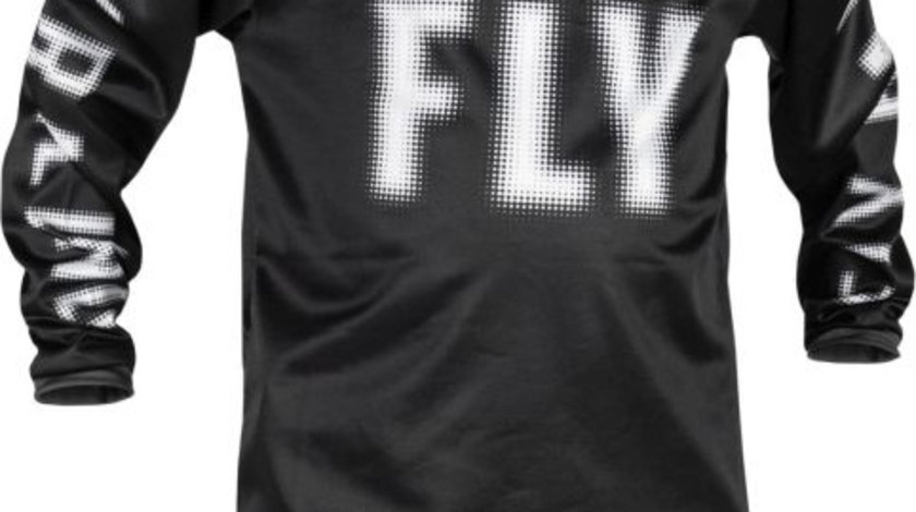 Bluza Moto Barbati Fly Youth F-16 Alb / Negru / Marimea XL FLY 376-222YX