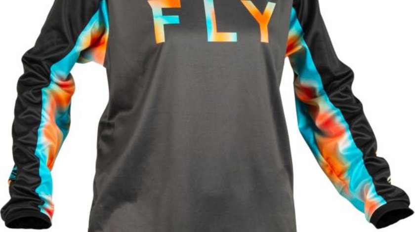 Bluza Moto Fama Fly Woman's F-16 Gri / Roz / Albastru / Marimea L FLY 376-821L