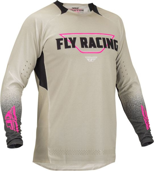 Bluza Moto Unisex Fly Evolution DST Bej/ Negru / Roz Marimea L FLY 376-123L