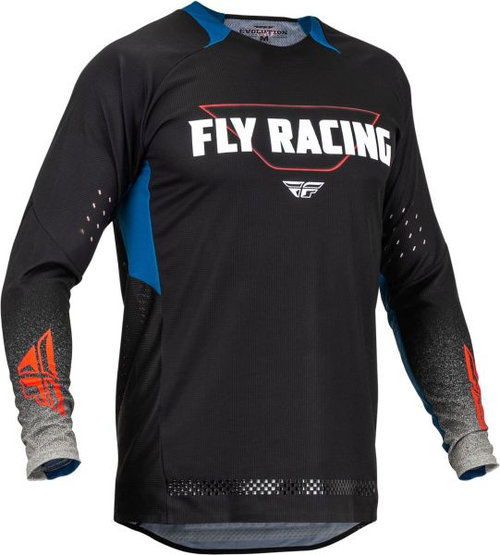 Bluza Moto Unisex Fly Evolution DST Negru / Gri / Albastru Marimea XL FLY 376-121X