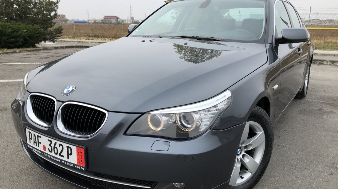 BMW 520 BMW 520d FaceLift 163CP!!!–Automata / Navi Mare / Bi-xenon / Piele / Pilot / PDC fata+spate / Bluetooth / Volan M5 / Magazie 6CD etc... RECENT ADUSA DIN GERMANIA!!! 2007