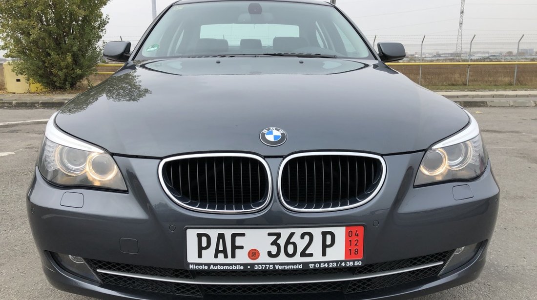 BMW 520 BMW 520d FaceLift 163CP!!!–Automata / Navi Mare / Bi-xenon / Piele / Pilot / PDC fata+spate / Bluetooth / Volan M5 / Magazie 6CD etc... RECENT ADUSA DIN GERMANIA!!! 2007