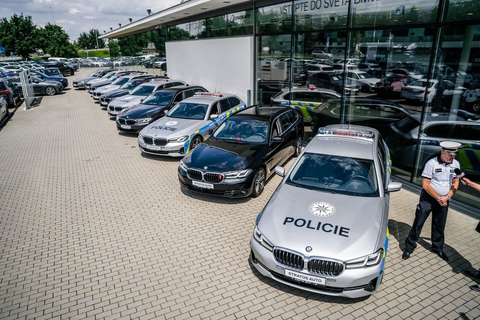 BMW 540i xDrive Touring de politie