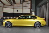 BMW 730Li in Austin Yellow