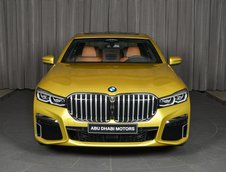 BMW 730Li in Austin Yellow