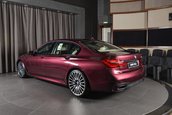 BMW 740Li in Wildberry