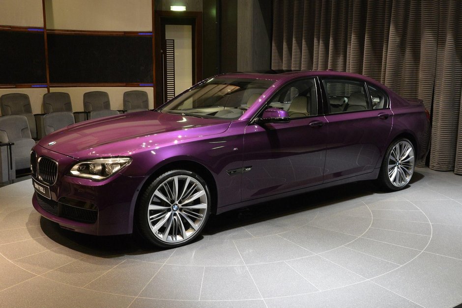 BMW 760Li in Twilight Purple