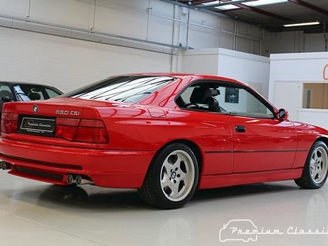 BMW 850 CSi cu 205 mii km la bord