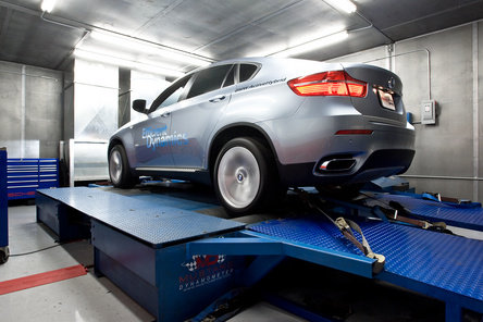 BMW ActiveHybrid X6 ia cu asalt dyno-ul