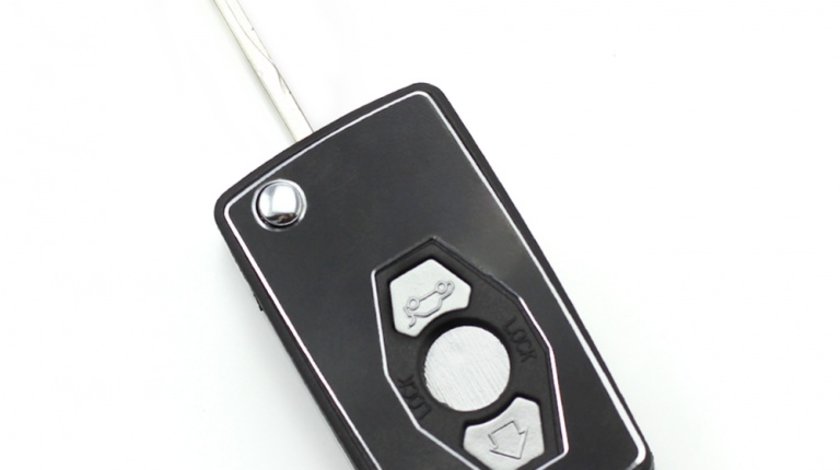 BMW - Carcasă cheie tip briceag, cu 3 butoane - CARGUARD CC078