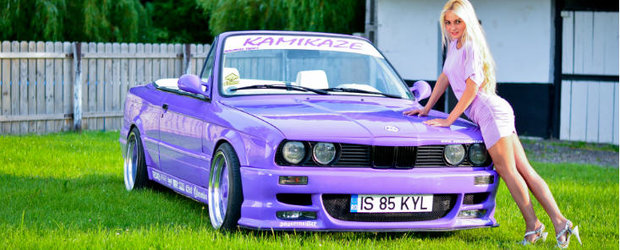 BMW E30 si Amy, blonda sexy, pictorial de vara by Justin Popovici