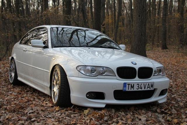 BMW E46 330 CI - Clean Tuning in alb si negru