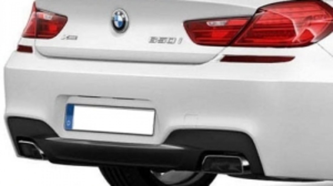 BMW F10 Difuzor bara spate M dark shadow  pentru esapament dublu